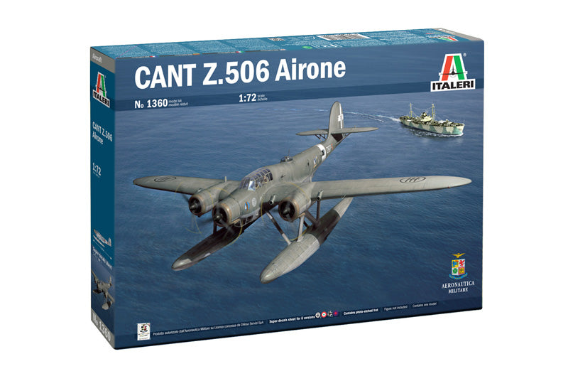 Italeri 1360 - SCALE 1 : 72 CANT Z 506 AIRONE