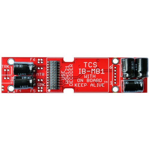 Train Control Systems 1619 IB-MB1-NC Motherboard with Solder Pads, Intermountain & Bowser Locos