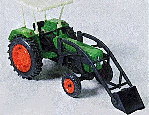 Preiser HO 17922 Farm Machinery Deutz Tractor D6206 Kit, With Shovel & Fork