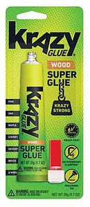 X-Acto 2080115 Fast Dry Wood Glue, Krazy Glue, .7oz 20g