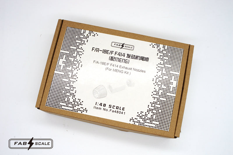 Fab Scale 1/48 F/A-18E/F/G F414 Afterburner & Exhaust Nozzles(For MENG Kit)
