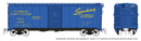 PREORDER Rapido HO 181010 1937 AAR 40' Boxcar with Round Corner, Florida East Coast (6-Pack)
