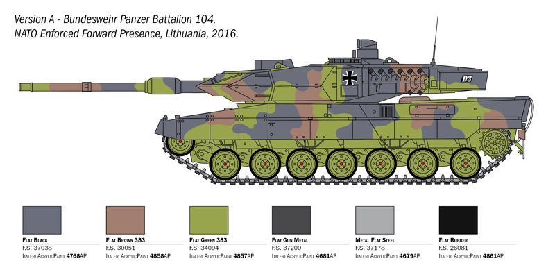 Italeri 6567 - SCALE 1 : 35 LEOPARD 2A6