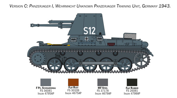 Italeri 6577 - SCALE 1:35 Panzerjäger I