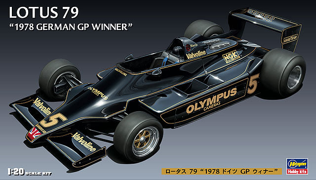 Hasegawa Models 23203 Lotus 79 “1978 German GP Winner” 1:20 SCALE MODEL KIT