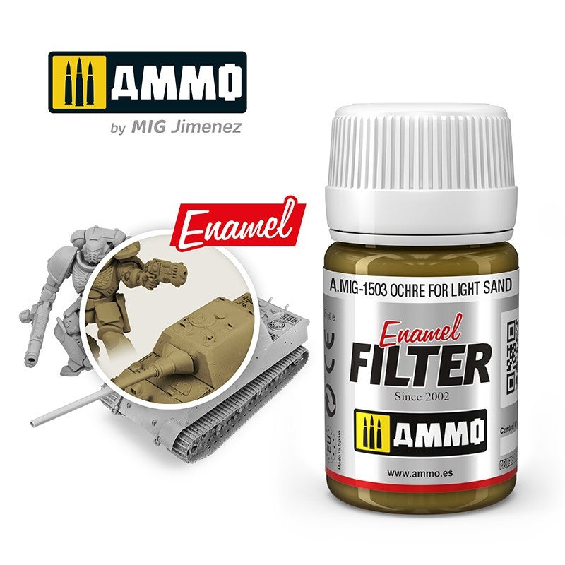 Ammo Mig 1503 OCHRE/LIGHT SAND ENAM FIL