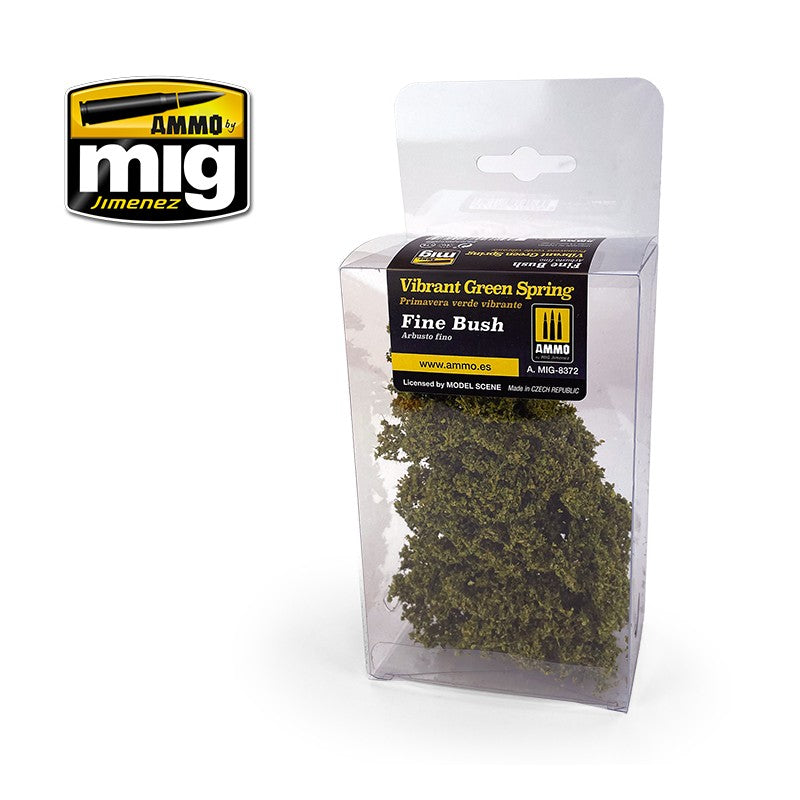 Ammo Mig 8372 FINE BRUSH VIB GRN SPRING