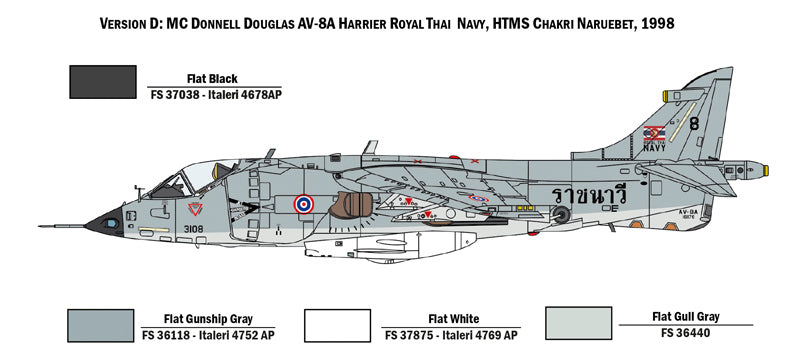 Italeri 1410 - SCALE 1 : 72 AV-8A HARRIER