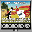 Miller Engineering HO/O 88-6401 Foghorn Leghorn Animated Neon Style Sign Kit
