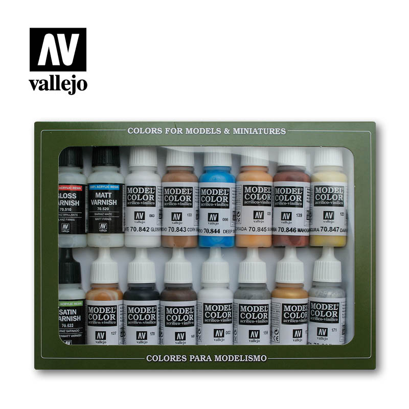 Vallejo Acrylic Paints 70102 Folkstone Special Paint Set (16-Pack)