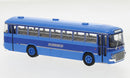 Brekina Automodelle 59906 1972 Fiat 306/3 Interurbano Bus - Assembled -- Interurbano, Circumvesuviana (blue, black, white, Italian Lettering), HO Scale