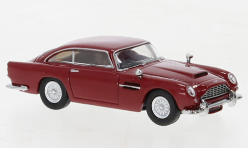 Brekina Automodelle 15227 1964 Aston Martin DB Coupe - Assembled -- Red, HO Scale