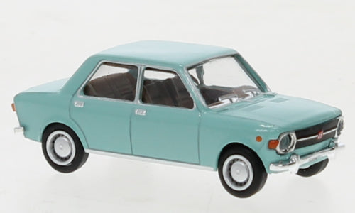 Brekina Automodelle 22538 1969 Fiat 128 - Assembled -- Light Turquoise, HO Scale