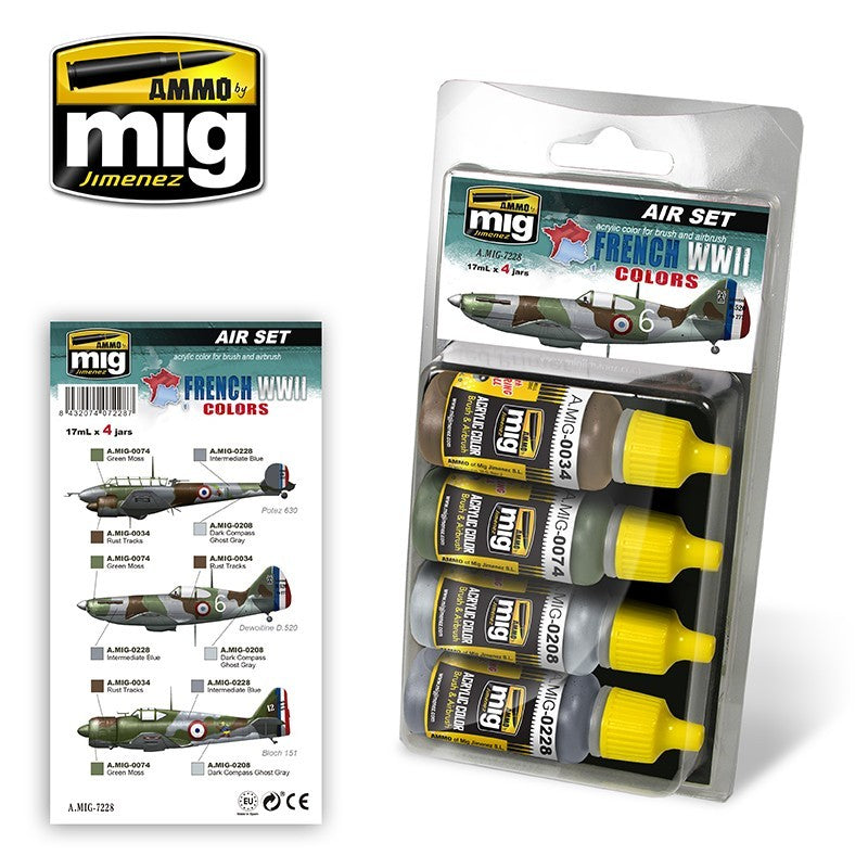 Ammo Mig 7228 FRENCH WWII AIR SET