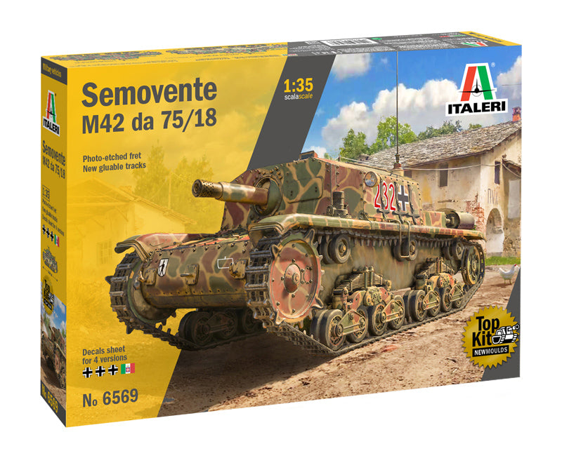 Italeri 6569 - SCALE 1 : 35 SEMOVENTE M42 da 75/18