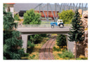 PREORDER Busch HO 1099 Concrete Railroad Overpass Kit, 9-13/16 x 3-9/16 x 4-1/8" 25 x 9.1 x 10.5cm