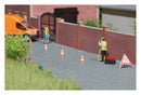 PREORDER Busch HO 79909 Surveying, Action Set, Includes 2 Worker, Transit, Caution Sign, 4 Traffic Cones