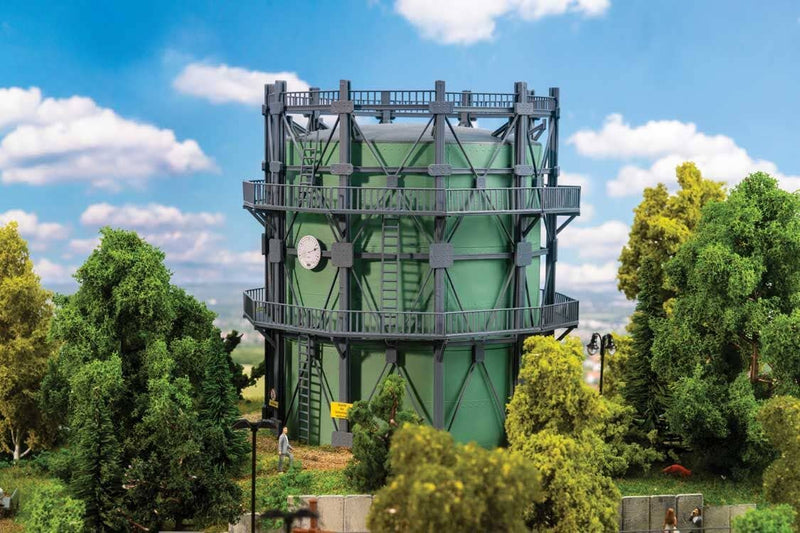 PREORDER Faller HO 130157 Gasometer Gas Storage Tank with Piping Kit | 55.79
