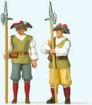 Preiser HO 28222 Gate Guards in Medieval Dress (2)