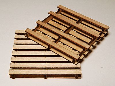 GCLaser G 41101 Pallet Laser-Cut Wood Kit (4-Pack)