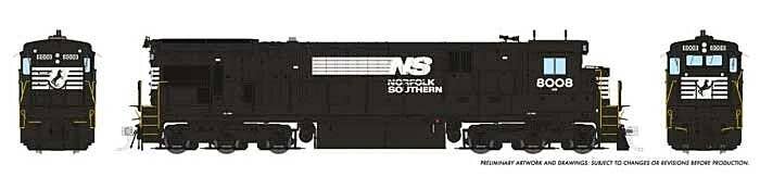 Rapido HO 42026 GE C30-7 Locomotive, Norfolk Southern