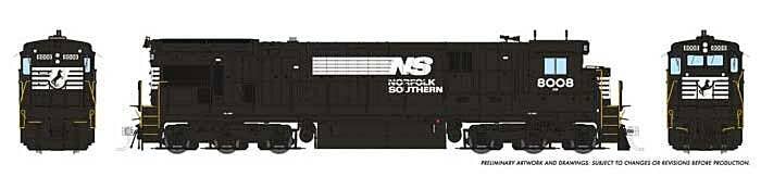 Rapido HO 42027 GE C30-7 Locomotive, Norfolk Southern