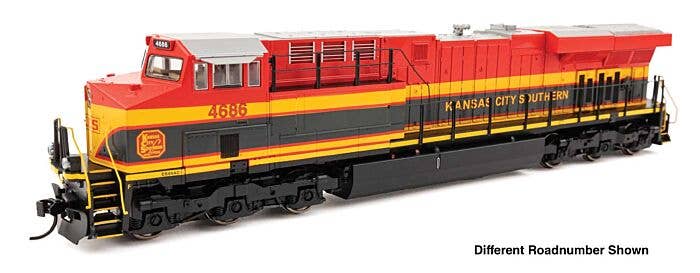 Walthers Mainline HO 10219 GE ES44AC Evolution Series GEVO Locomotive, Kansas City Southern