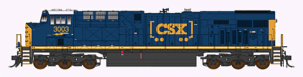 PREORDER Intermountain HO 49718 GE ES44AC with, CSX Transportation (DCC Equipped)