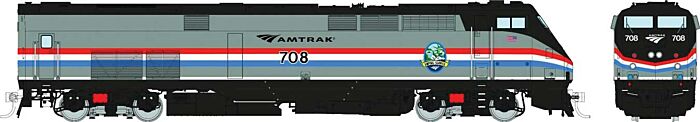 PREORDER Rapido HO 85504 GE P32AC-DM Locomotive, Amtrak