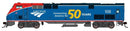 PREORDER Walthers Mainline HO 910-21308 GE P42 Diesel Locomotive, Amtrak 50th Anniversary Phase VI