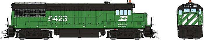 Rapido HO 35536 GE U25B Low Hood Locomotive, Burlington Northern