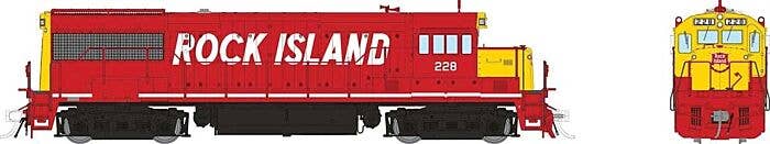 Rapido HO 35060 GE U25B Low Hood Locomotive, Rock Island
