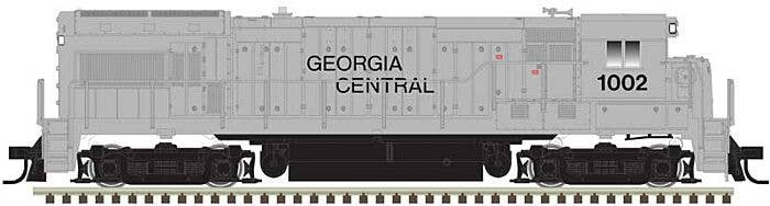 Atlas HO 10004282 GE U30B Low Nose Phase II No Nose Headlight Locomotive Lok, Master Gold, Georgia Central