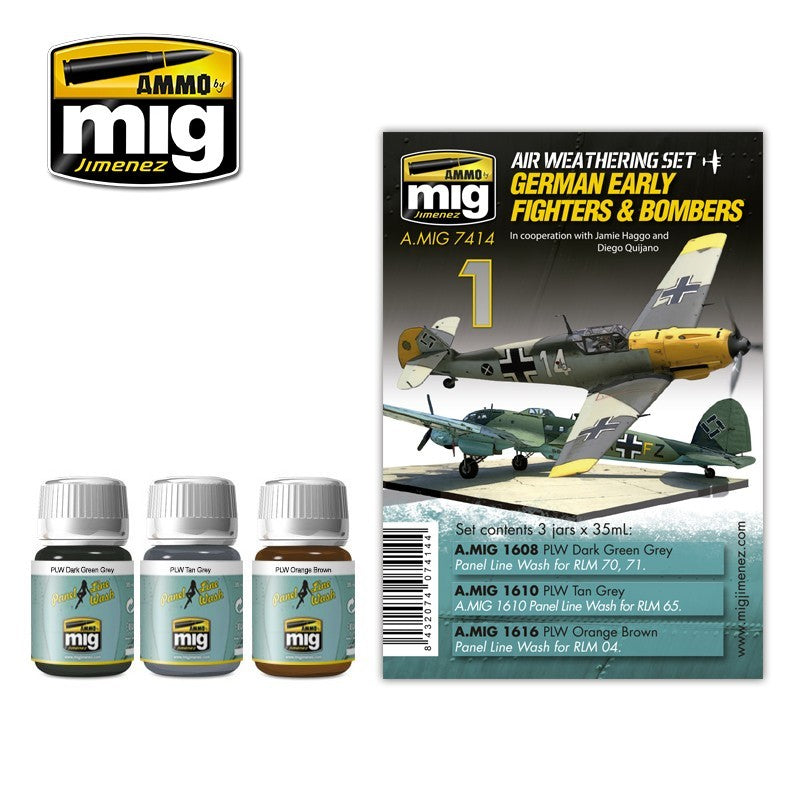 Ammo Mig German Early Fighters and Bombers Air Weathering Set