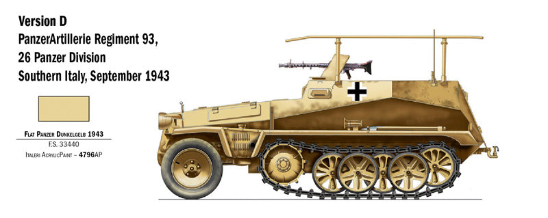 Italeri 7034 Sd. Kfz. 250/3 1:72