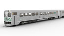 PREORDER Rapido HO 226502 GP40TC, Cab Car & 2 Coach Train-Only Set, Sound and DCC, GO Transit Blue Set