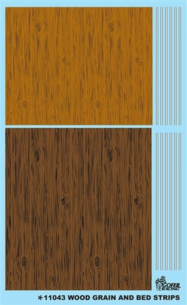 Gofer Racing 11043 GR WOOD GRAIN & BED STRIP