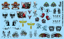 Gofer Racing 11063 Skulls and Crossbones Decal