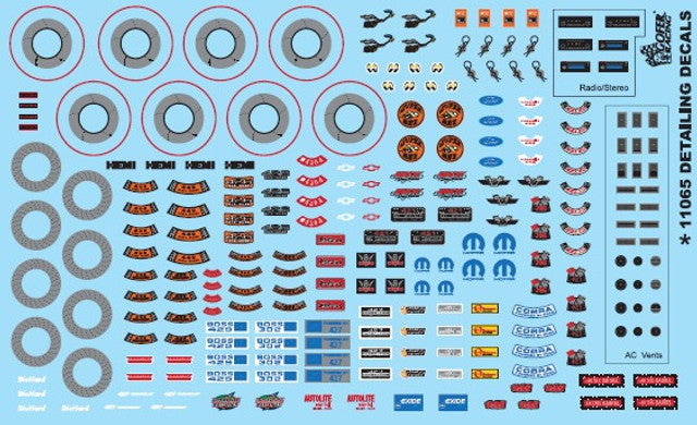 Gofer Racing 11065 DETAILING DECALS