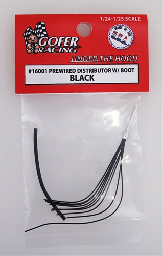 Gofer Racing 16001 GR PREWRD DIST W/BOOT BLK