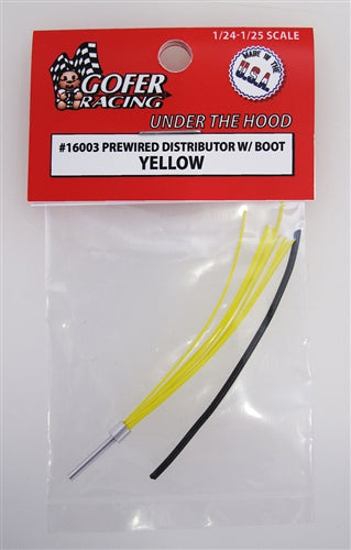 Gofer Racing 16003 GR PREWRD DIST W/BOOT YLW