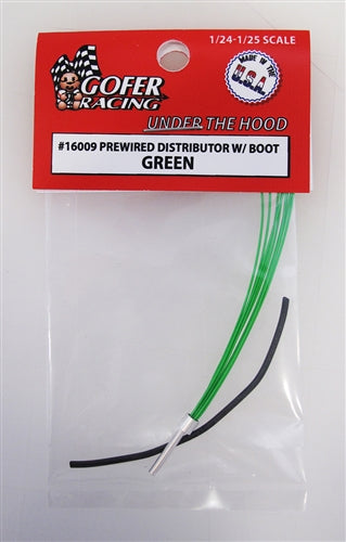 Gofer Racing 16009 GR PREWRD DIST W/BOOT GRN