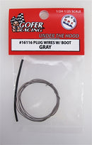 Gofer Racing 16116 GR PLUG WIRES W/BOOT GRAY
