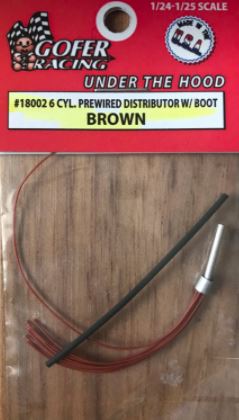 Gofer Racing 18002 6CYL PW DISTRIBUTOR BROWN