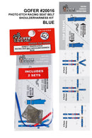 Gofer Racing 20017 Racing Seat Belt Shoulder Harness Blue
