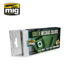 Ammo Mig 7149 GREEN MECHAS PAINT SET