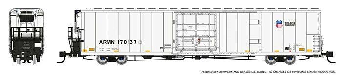PREORDER Rapido N 567004 Greenbrier 7780 Cubic Foot Reefer 6-Pack, Union Pacific Set