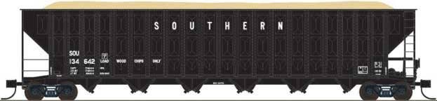 PREORDER Trainworx N 27035-11 Greenville 7000-Cubic Foot Wood Chip Hopper, Southern