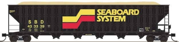 PREORDER Trainworx N 27051-02 Greenville 7000-Cubic Foot Wood Chip Hopper, Seaboard System