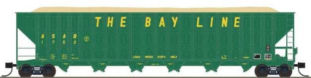 PREORDER Trainworx N 27056-06 Greenville 7000-Cubic Foot Wood Chip Hopper, Atlanta & St. Andrews Bay